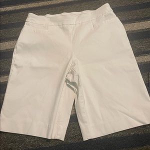 Time and Tru White Shorts